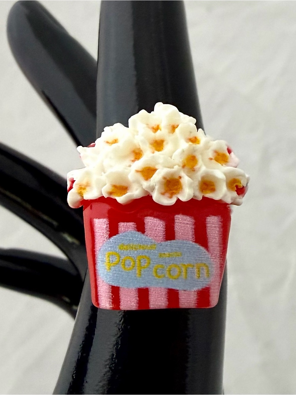 Miniature Popcorn Statement Ring 🍿